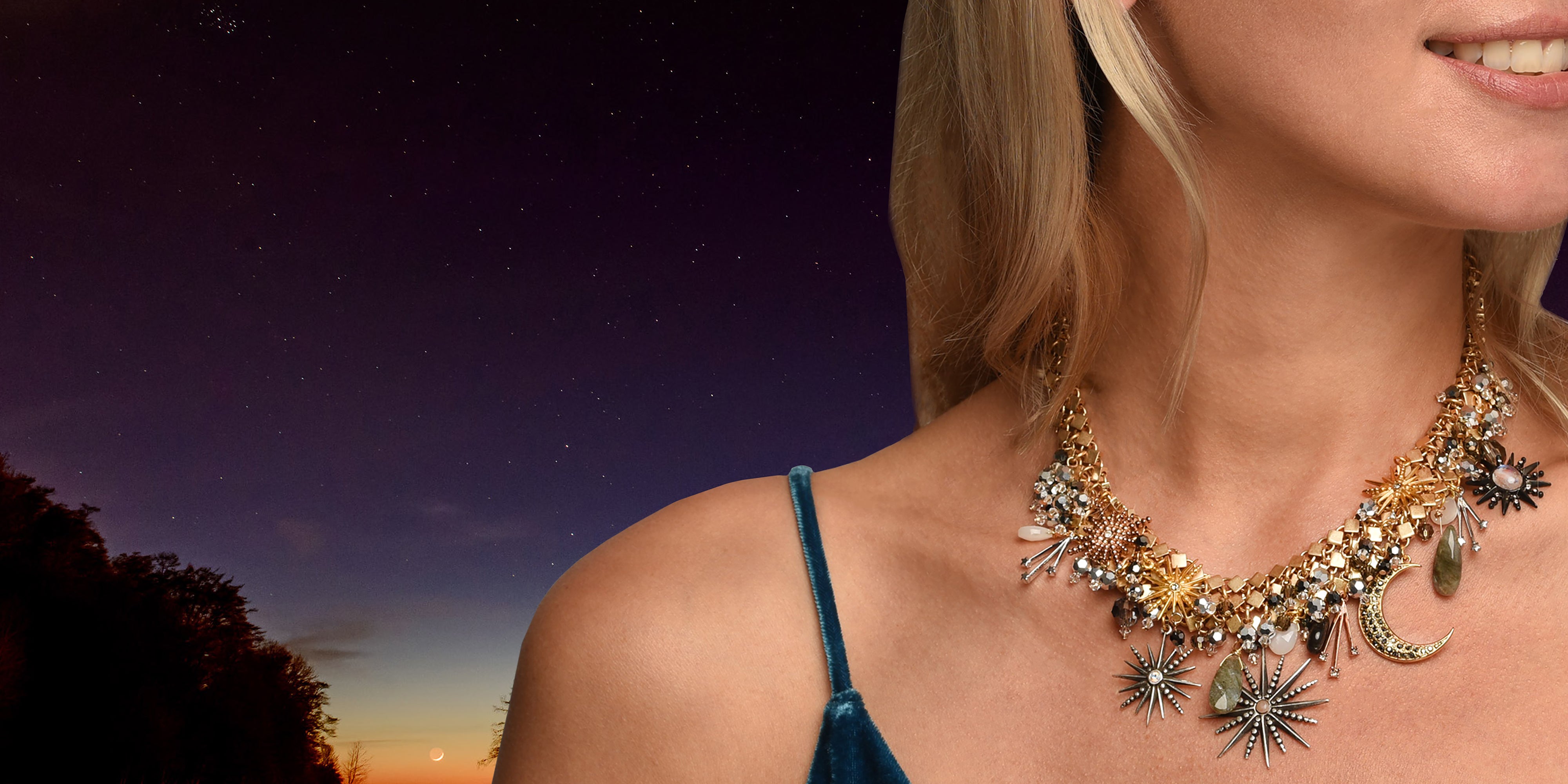 Celestial Statement Necklace Collection