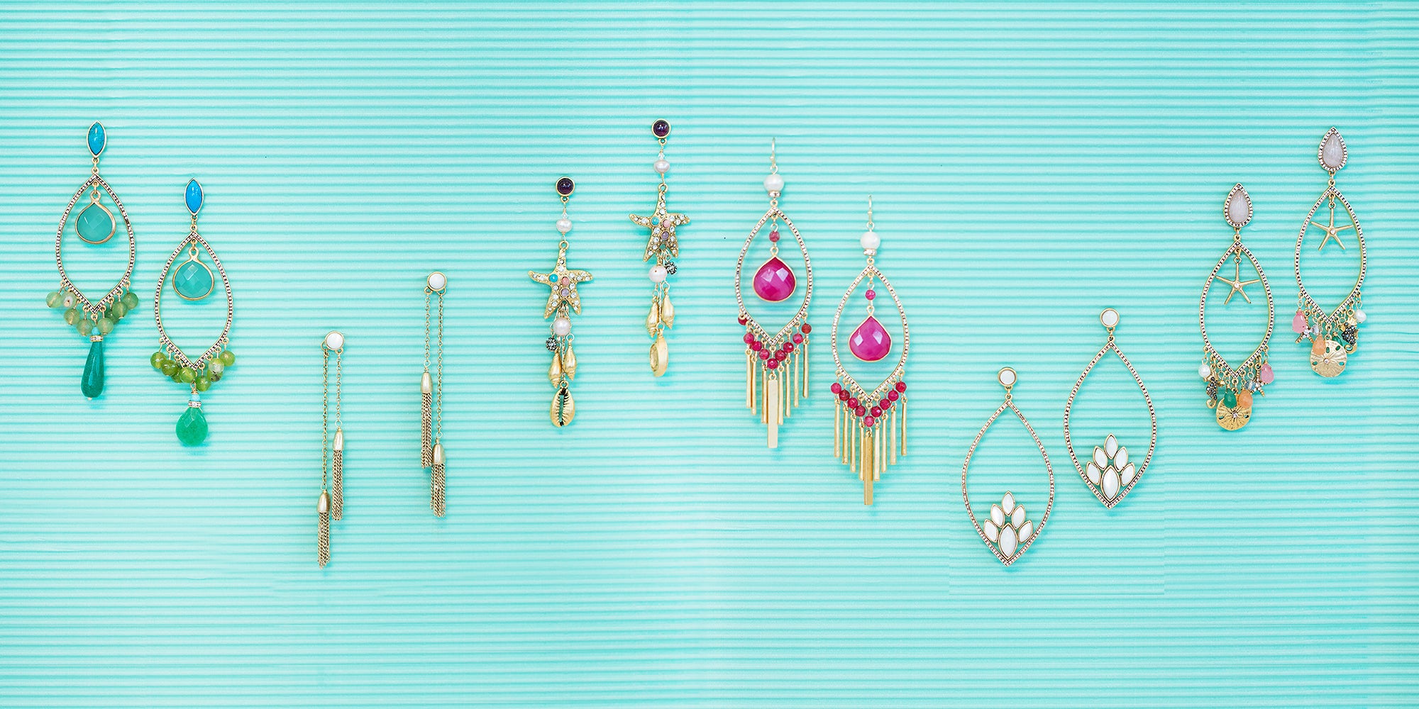 Tahiti Earrings Collection - Sequin Jewelry