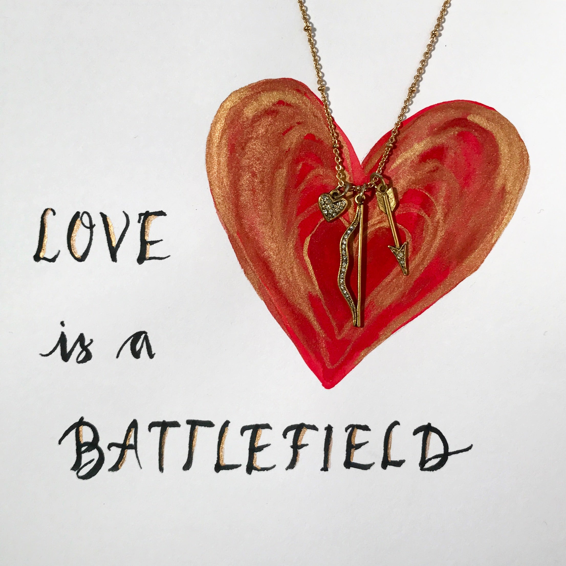 #SequinSayings - Love is a Battlefield