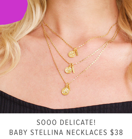 Baby Stellina Star Maps Necklaces by Sequin
