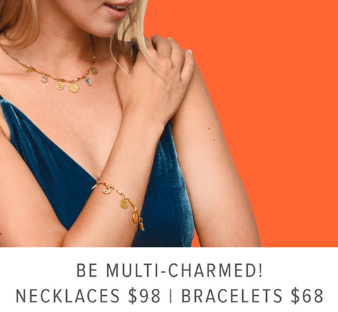 Multi Charm Necklaces and Bracelets