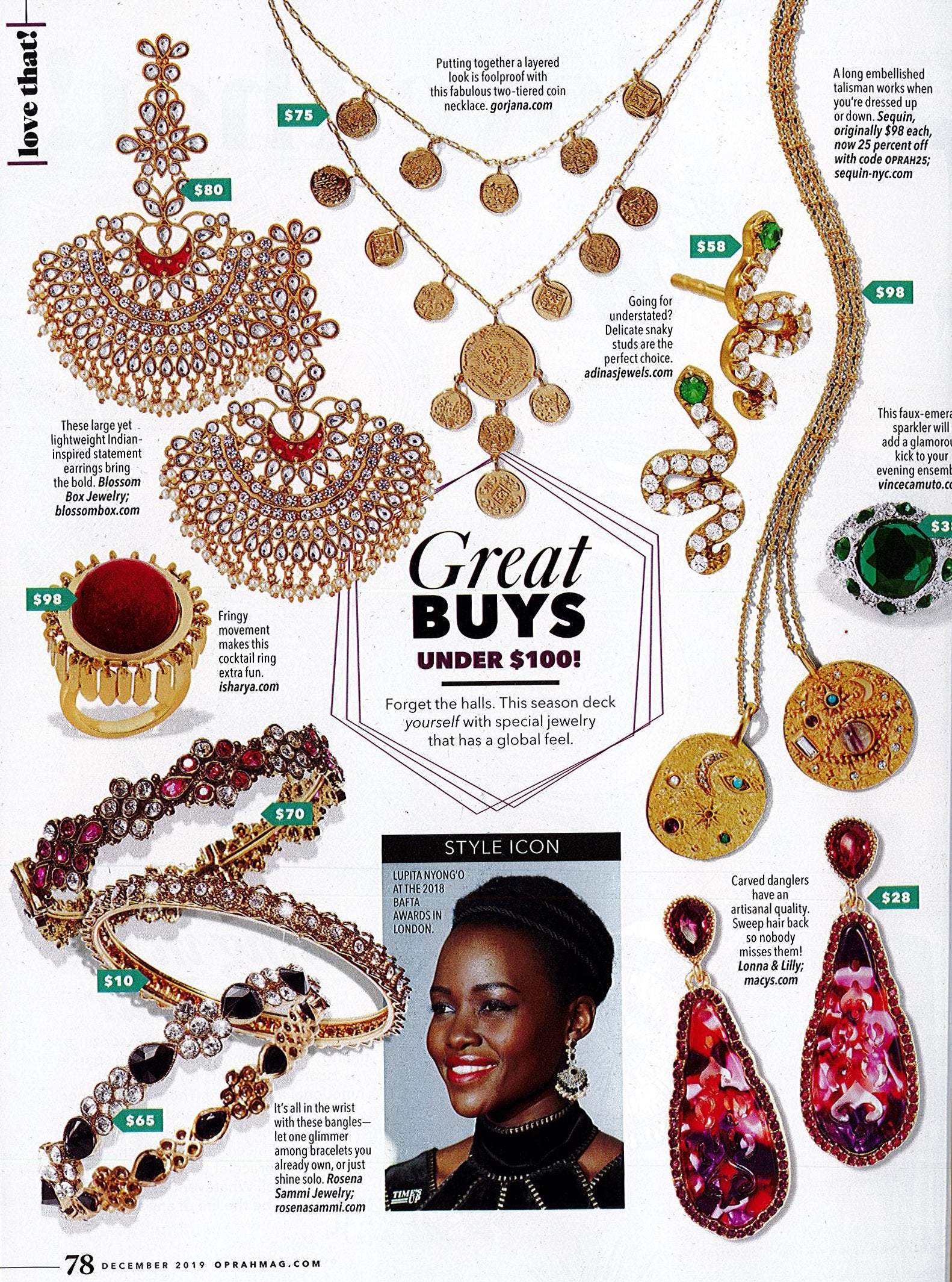 Sequin Featured in Oprah's Favorite Things Issue