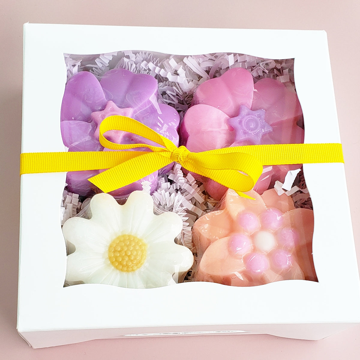 Spring Flowers Soap Gift Set. Mothers Day Gift. Handmade