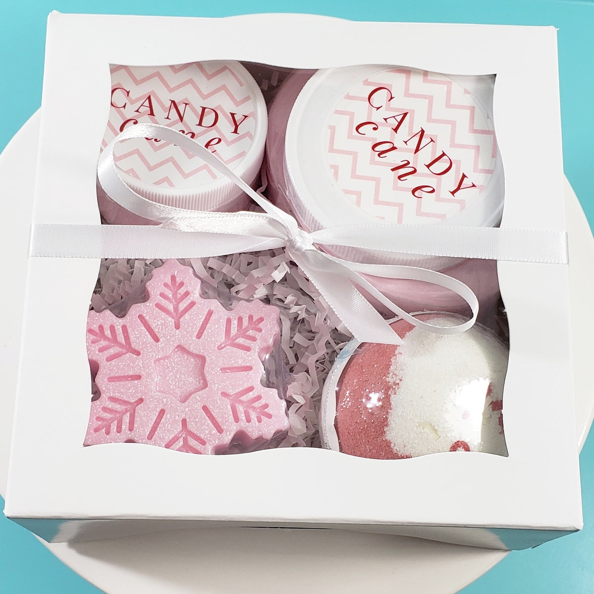 Candy Cane Christmas Spa Gift Set / Christmas Gift Set