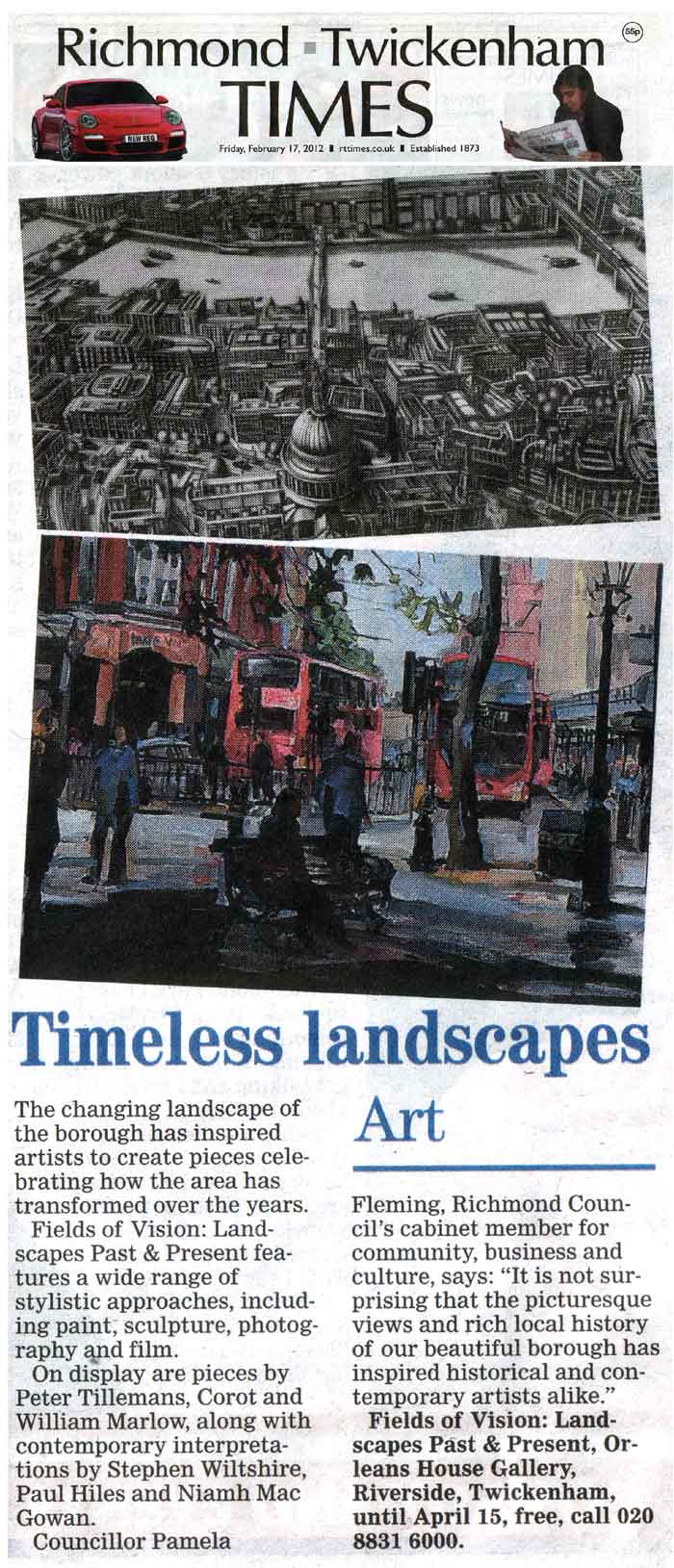 “Fields of Vision” Landscapes Past & Present” RRTIMES Recent Article