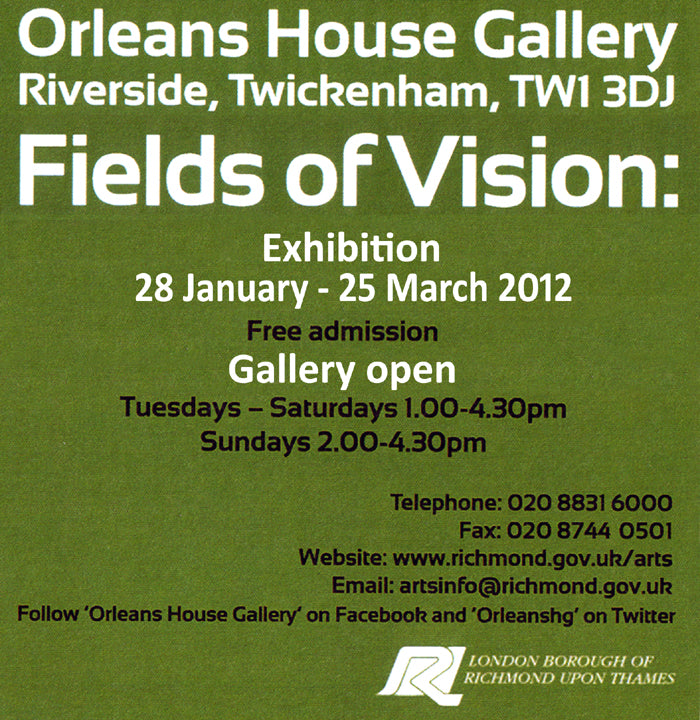 “Fields of Vision” Landscapes Past & Present – Orleans House & Gallery