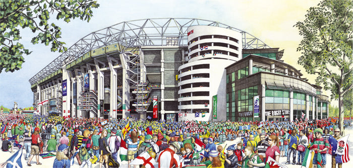 6 Nations 2012 Rugby at Twickenham Stadium