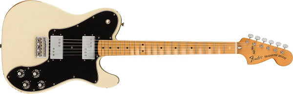 Vintera Road Worn '70s Telecaster® Deluxe, Maple Fingerboard, Olympic White