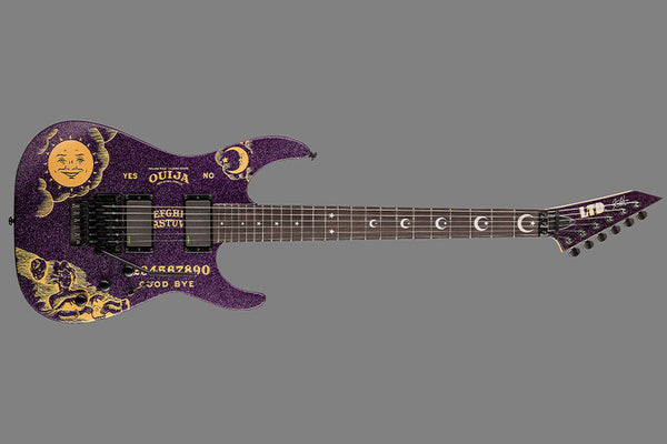 ESP LTD Kirk Hammett Purple Sparkle OUIJA Body