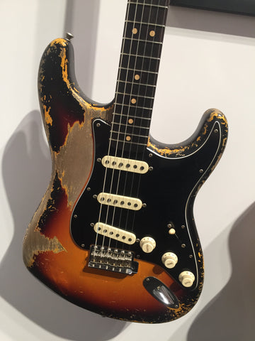 1963 Heavy Relic Stratocaster Faded 3-Tone Sunburst by Dale Wilson #309