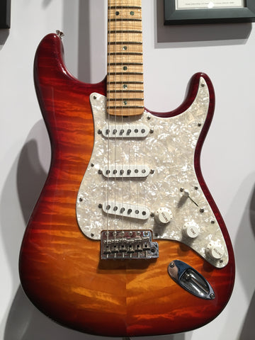 1966 Stratocaster Aged Cherry Sunburst by Greg Fessler #315