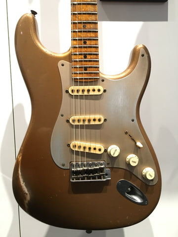 Reverse Peg Stratocaster by John Cruz Shoreline Gold #329