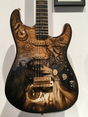 Sugar Skull Stratocaster by John Cruz Artwork By Pamelina #330