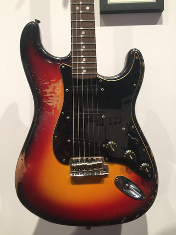 70s Heavy Relic Stratocaster 3-Tone Sunburst by Paul Waller #340