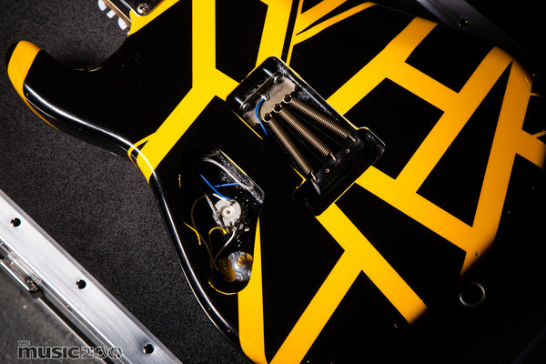 EVH '79 Bumblebee Tribute Relic Close Up Back
