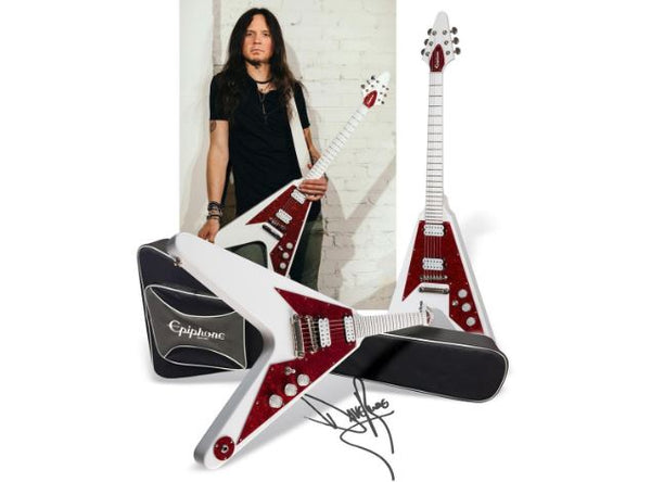 Dave Rude Epiphone FLying V Outfit The Music Zoo