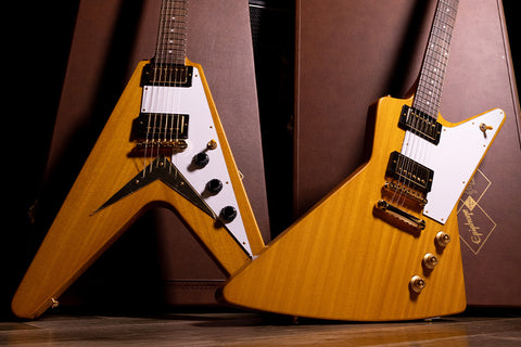 Epiphone 1958 Korina Explorer and Flying V Reissues Available Now