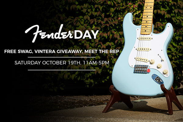 Fender Day at The Music Zoo October 19th!