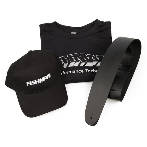 Fishman Giveaway T-Shirt Hat and Strap