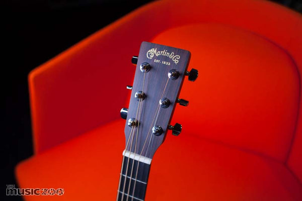 Martin D-10E Dreadnought Acoustic At The Music Zoo Review Headstock