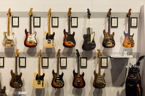 Fender Custom Shop Masterbuilt NAMM 2018 Wall Guitars
