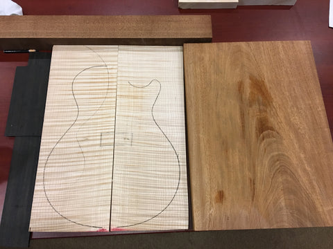 McCarty 594 Singlecut Finished in Dark Sage Green with a Flame Maple Top and South American Mahogany Body