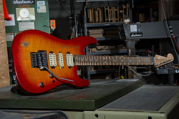 Charvel Custom Shop San Dimas Style 1 HSH FR M 3-Tone Sunburst