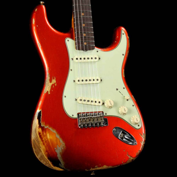 Fender Custom Shop '62 Stratocaster Heavy Relic Candy Tangerine Over 3-Tone  Sunburst #CZ537519