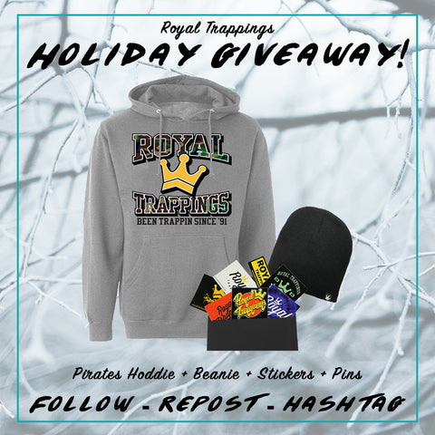 Royal Trappings Free Instagram Pirates Hoodie Giveaway Beanie Stickers Pins