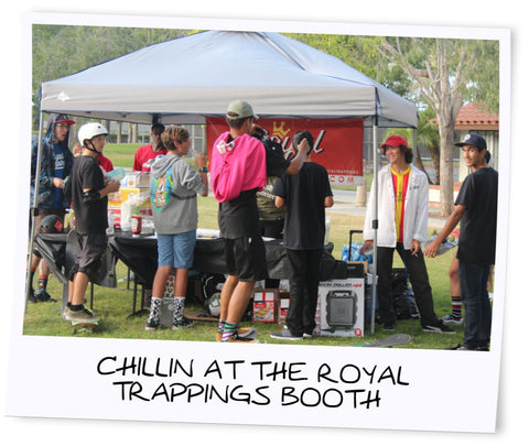 Royal Trappings Booth RoyalTrappings Volcom Skate Park
