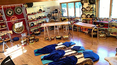 Inside of Sound Healing Academy Heaven of Sound