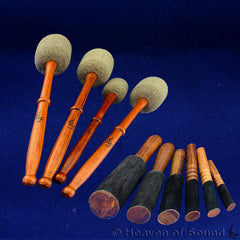 Professional felt mallets and suede strikers at Heaven of Sound