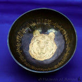 Spirit of North America series: Bear carved Tibetan singing bowl