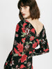 Ruby Silk Lace Long Sleeve Maxi Slip Dress