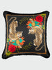 Enchanted Leopard Silk Fringe Cushion