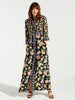 Dream In Colour Silk Maxi Shirt Dress