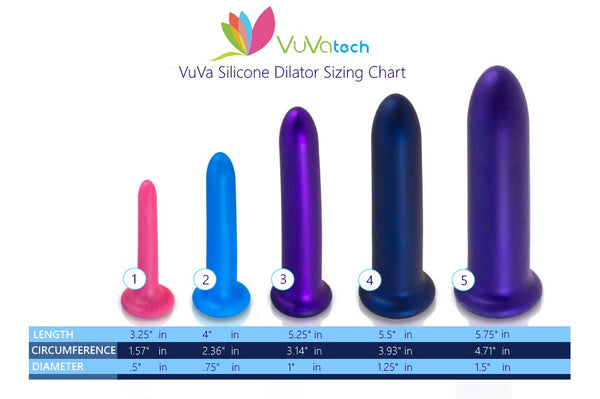 silicone dilator sizes