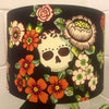 Skull & Heart Frida Fabric Lampshade - Braw Wee Emporium - Braw Wee Emporium