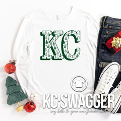 HOLIDAY TREES LONGSLEEVE WHITE TODDLER/YOUTH