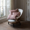 HAND DYED VELVET CUSHION COVERS IN BARYTE ROSE