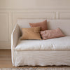 HAND DYED VELVET CUSHION COVERS IN BARYTE ROSE