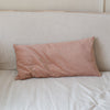 HAND DYED VELVET CUSHION COVERS IN BARYTE ROSE