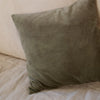 HAND DYED VELVET CUSHION COVERS IN BRUEGEL'S BABEL