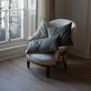HAND DYED VELVET CUSHION COVERS IN BATTISTA'S BACKDROP