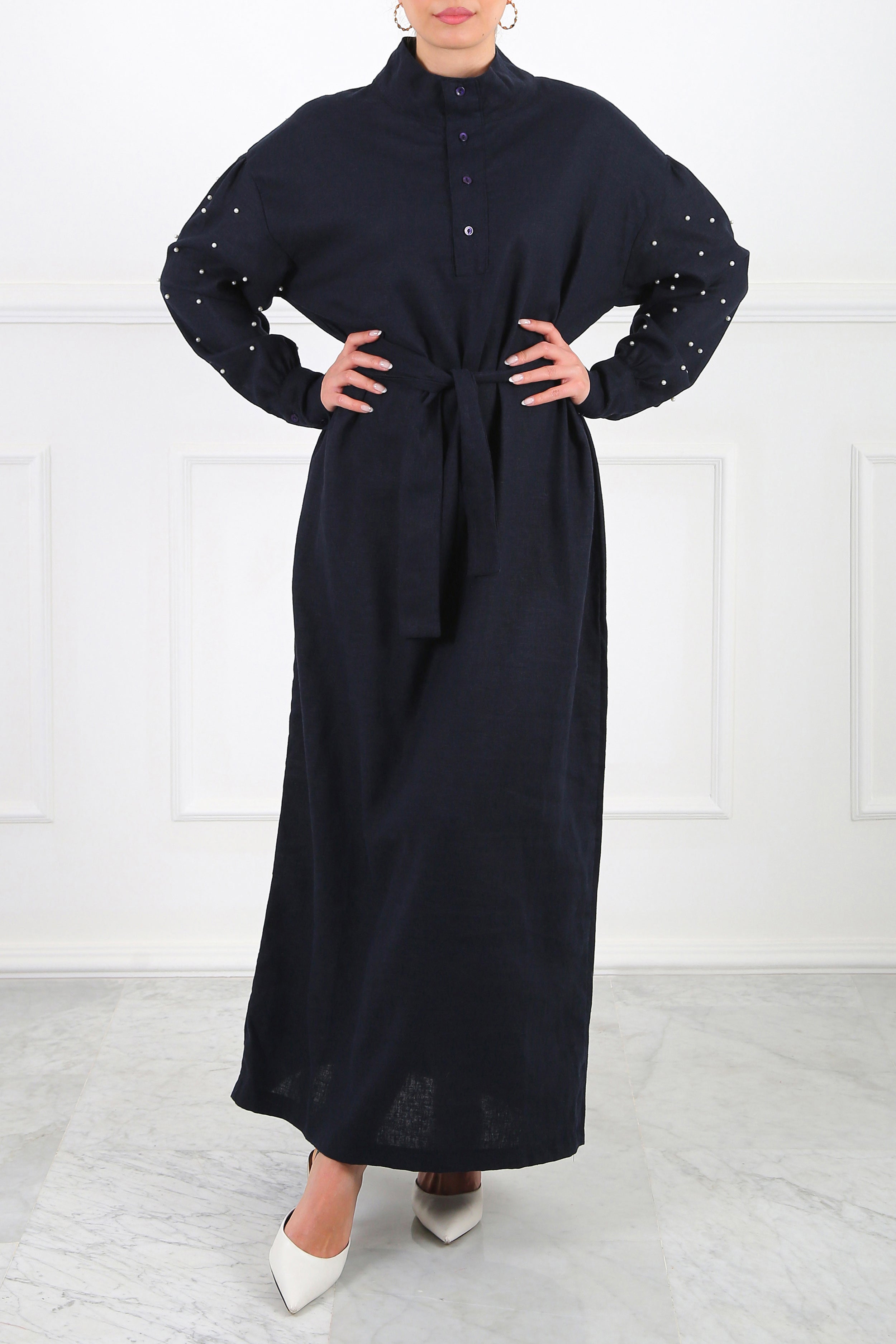Navy Angela Maxi Dress