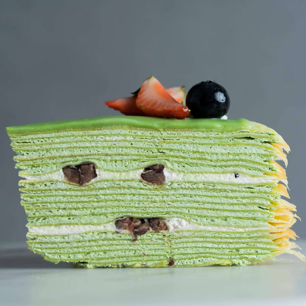 Green Tea Mille Crepe 8"