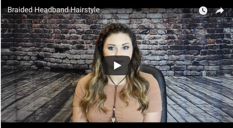 How to do a braided headband using Hair Extensions 