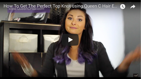 How to get the perfect top knot tutorial