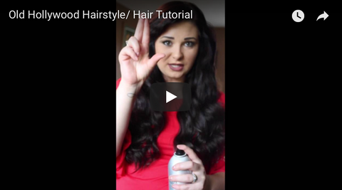 how to get a Hollywood hairstyle tutorial