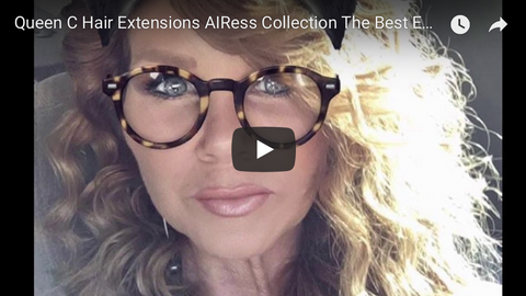 Airess best hair extensions for thin fine hair  before and after 
